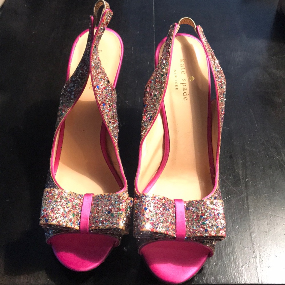 Kate spade multi colored pumps